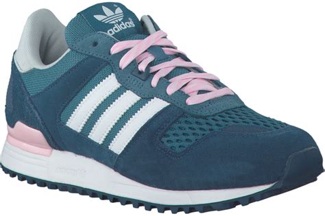 adidas schoenen wit roze blauw|Adidas blauwe sneakers dames.